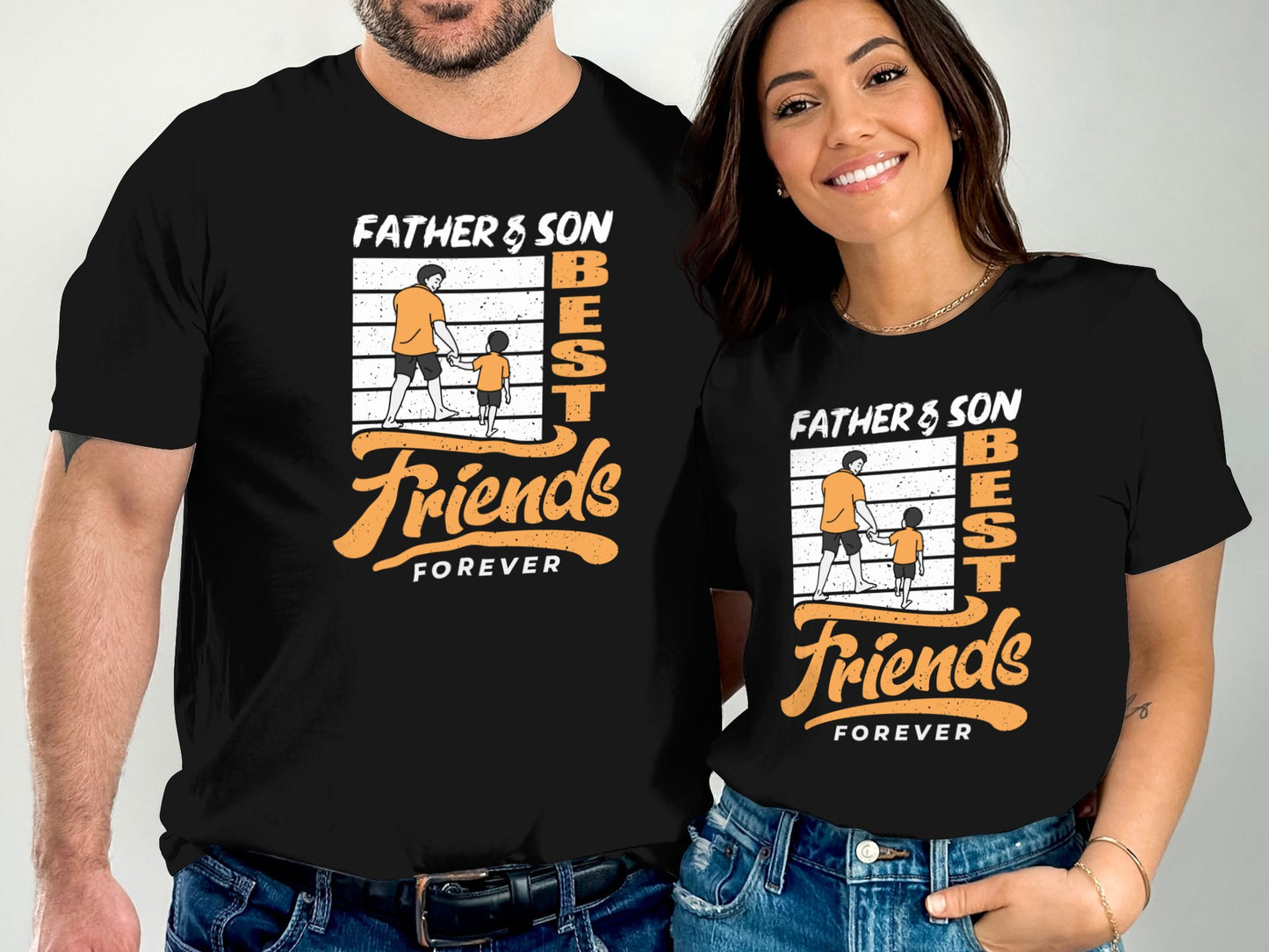 Father & Son Best Friends Forever Matching Shirt Product
