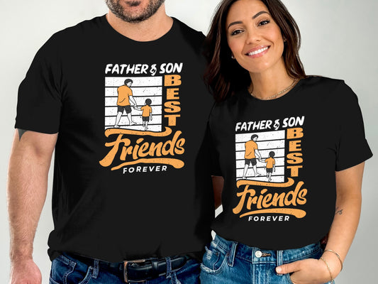Father & Son Best Friends Forever Matching Shirt Product