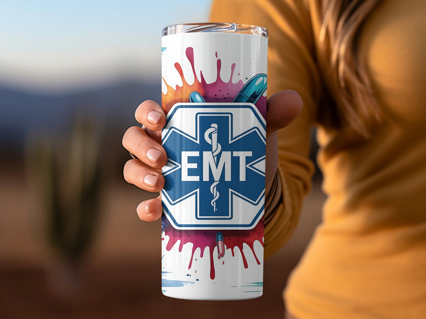 Vibrant EMT Themed Stainless Steel Drinkware product