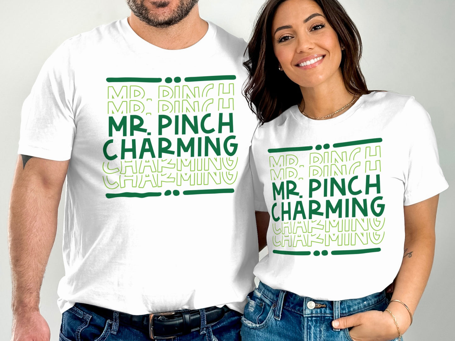 Mr. Pinch Charming Matching Couples T-Shirt Set