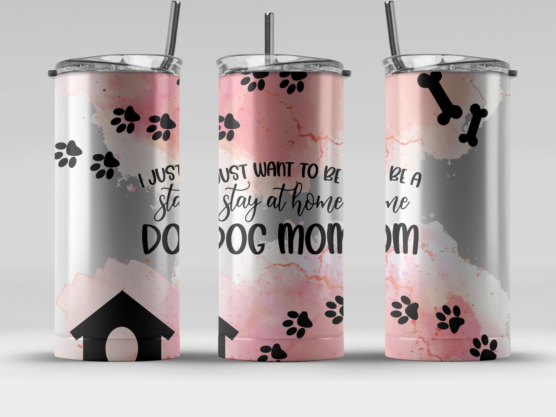 Stay At Home Dog Mom Tumbler Cup product type