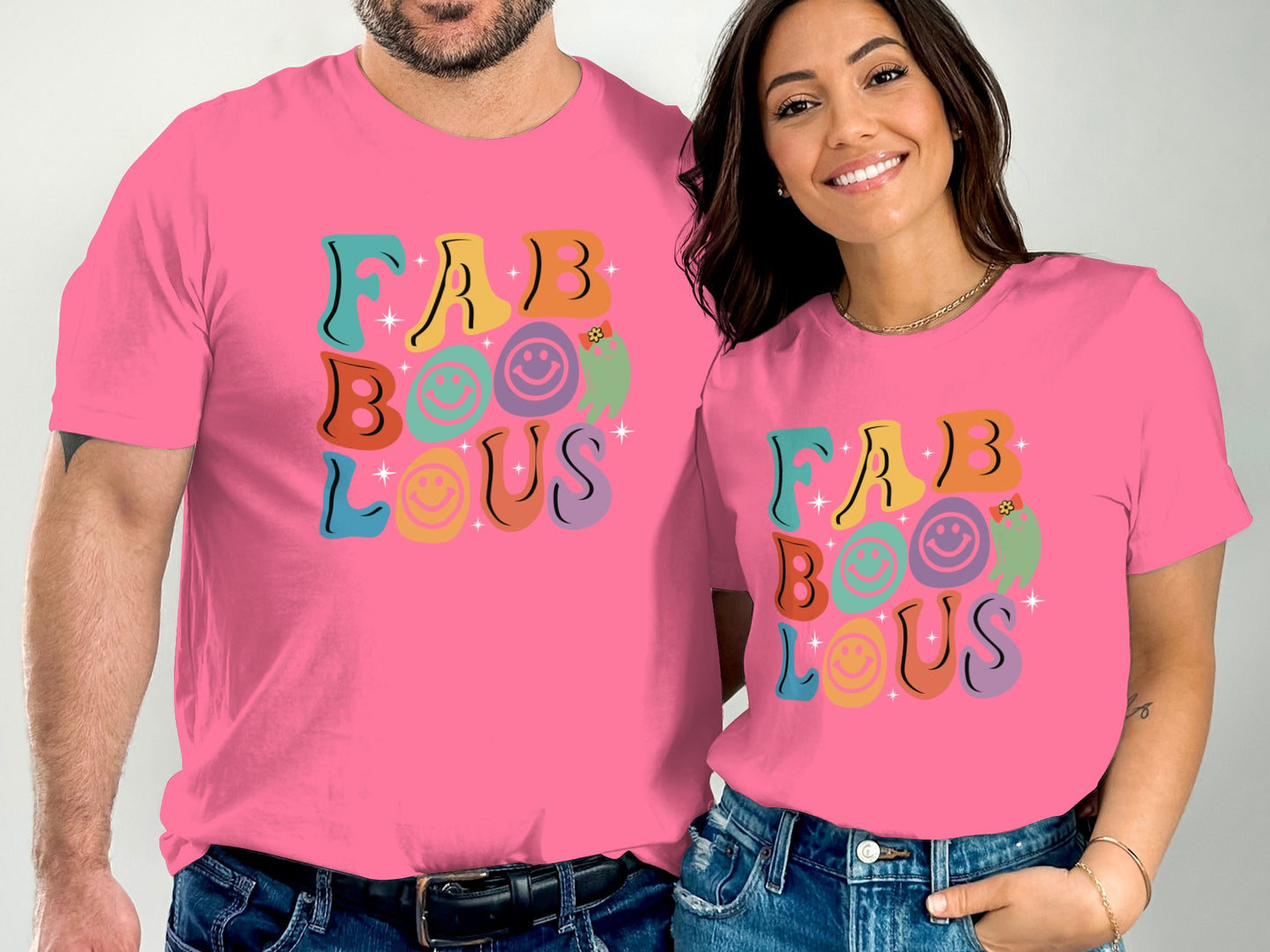 Colorful Fab Boo Lous Graphic T-Shirt product type