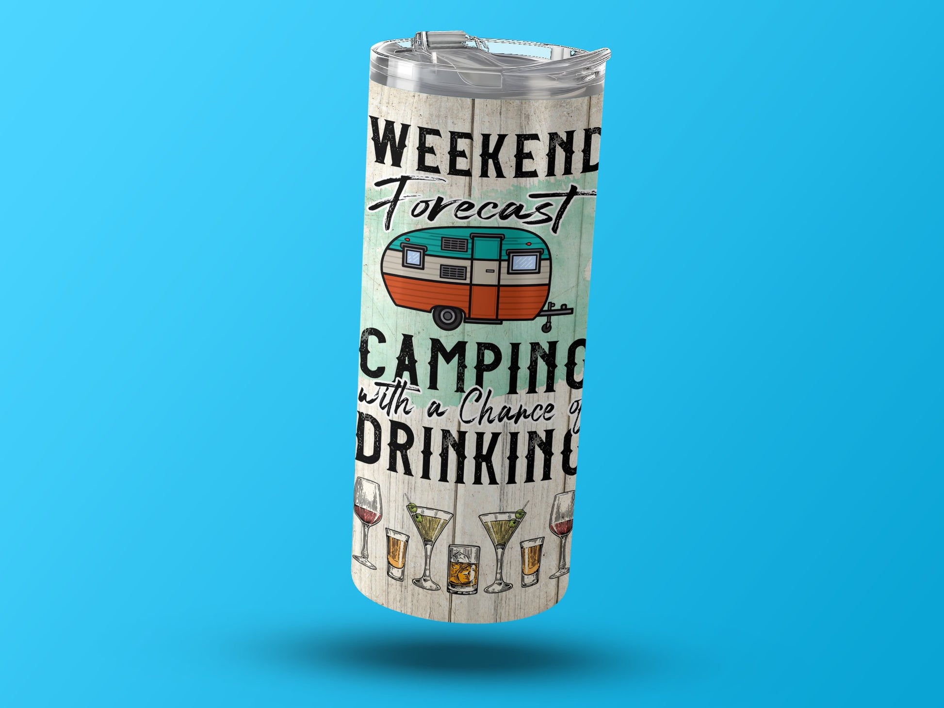 Weekend Forecast Camping Drinking Tumbler product