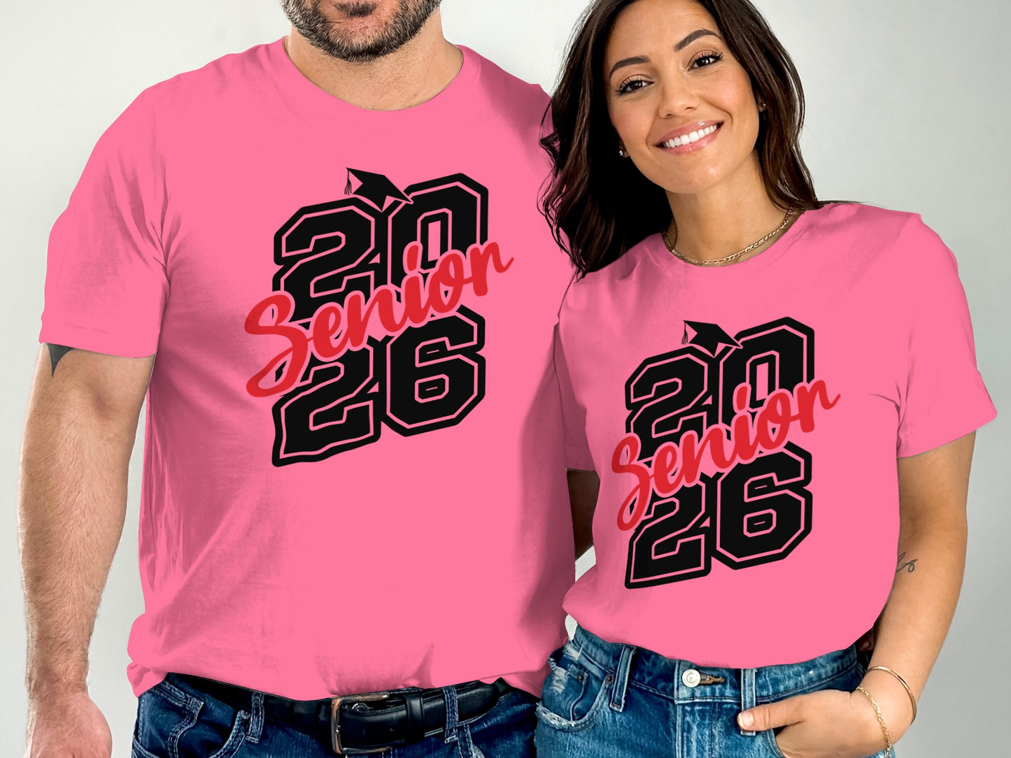 Pink Graphic Senior 2026 Design T-shirt product type