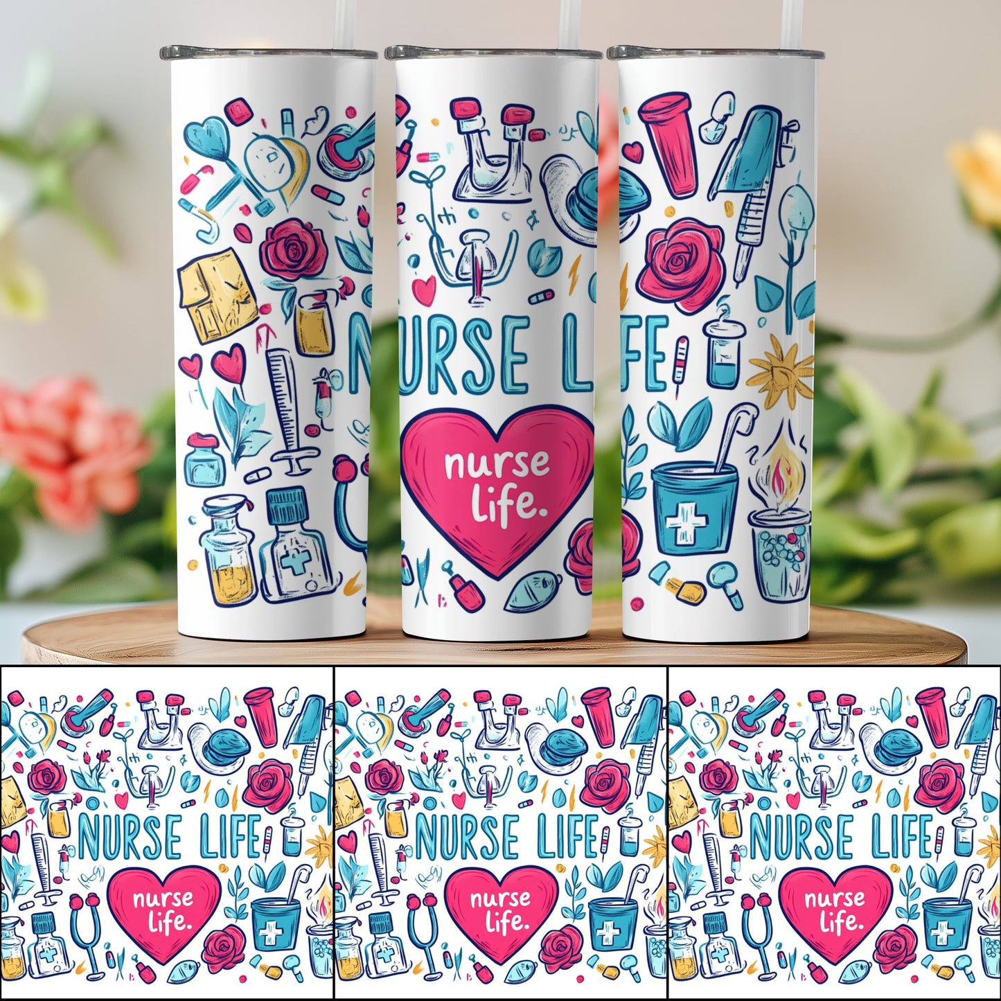 Nurse Life Tumbler for Nurses Appreciation Product