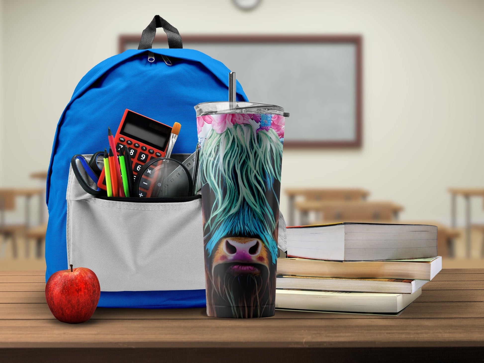 Fun Colorful Insulated Travel Tumbler for School product