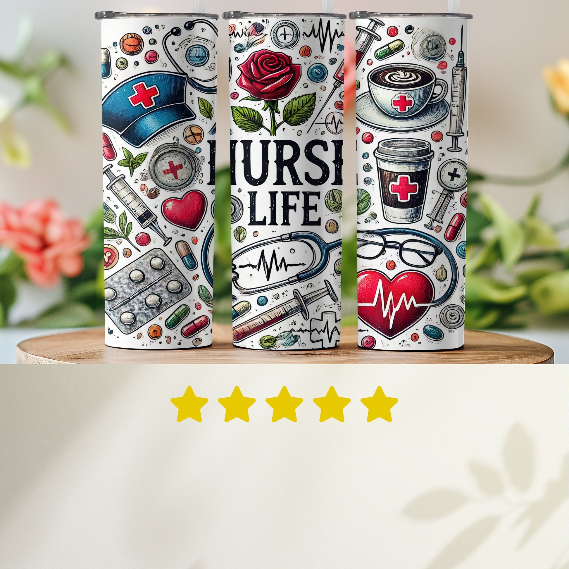 Nurse Life Personalized Tumbler Travel Mug product