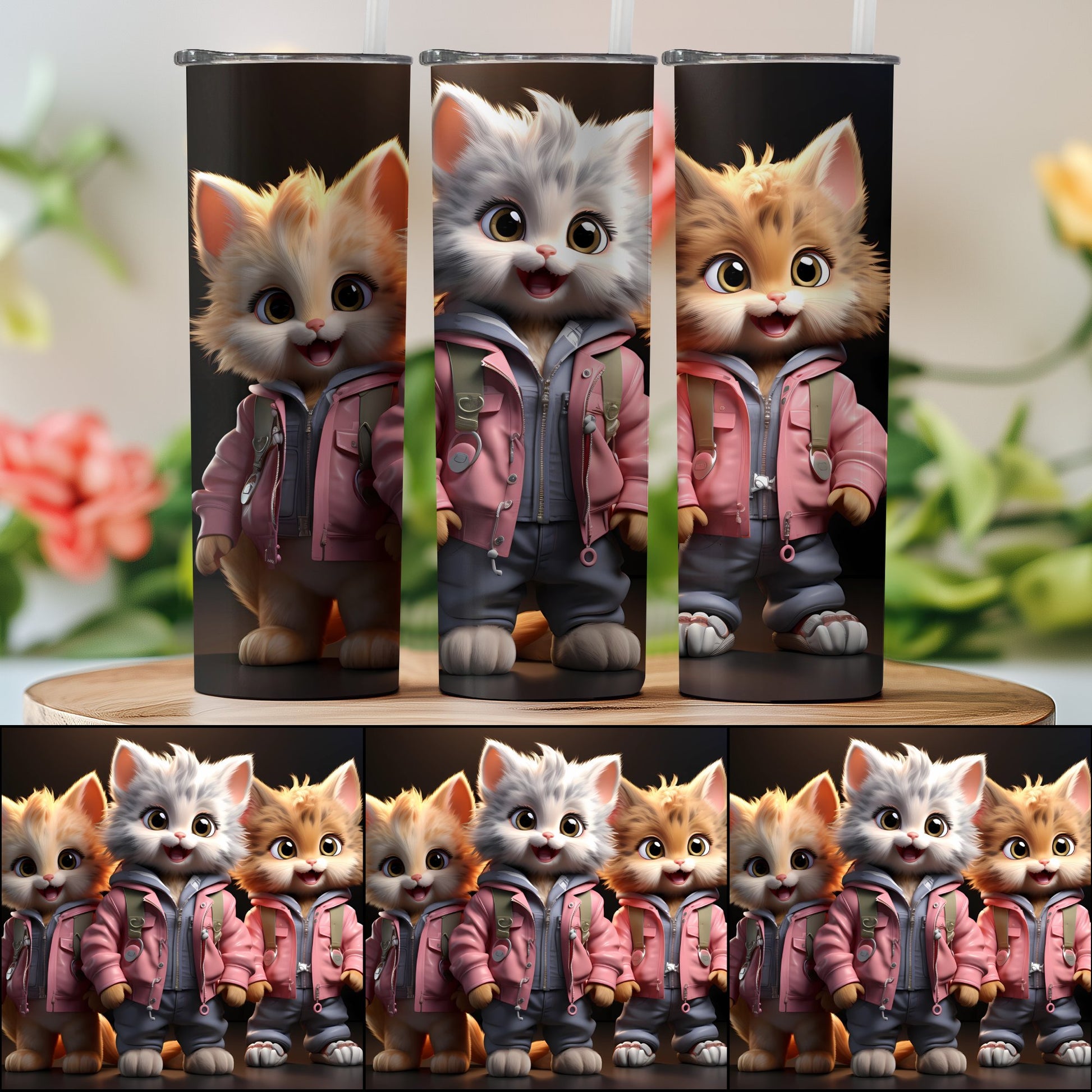 Adorable Kitten Companions Tumbler product