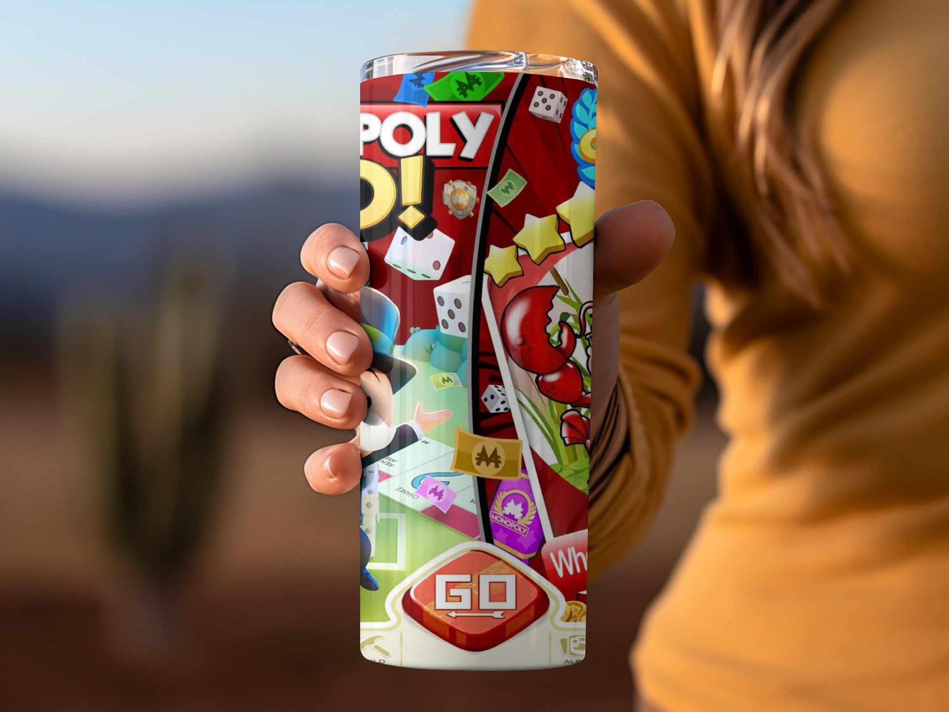 Monopoly Theme Colorful Insulated Tumbler product