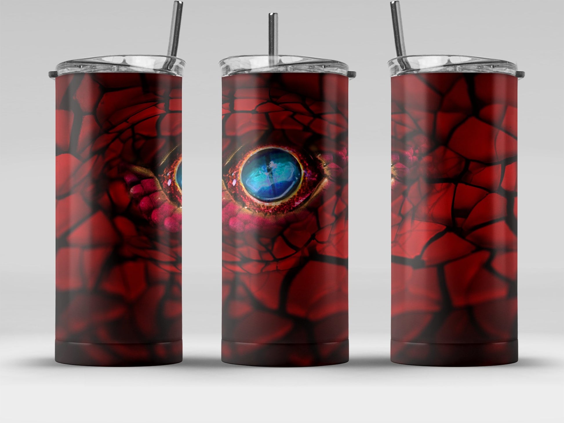 Red Dragon Eye Pattern Insulated Tumbler product