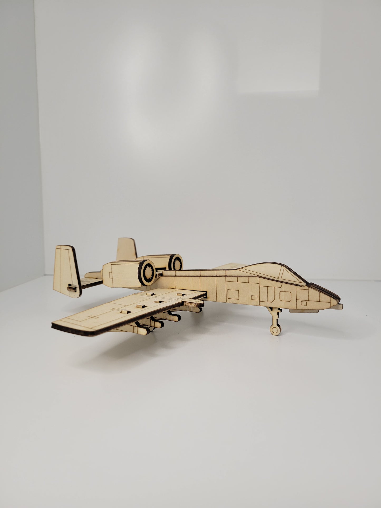 Intricately Designed Wooden Airplane Model Kit Product