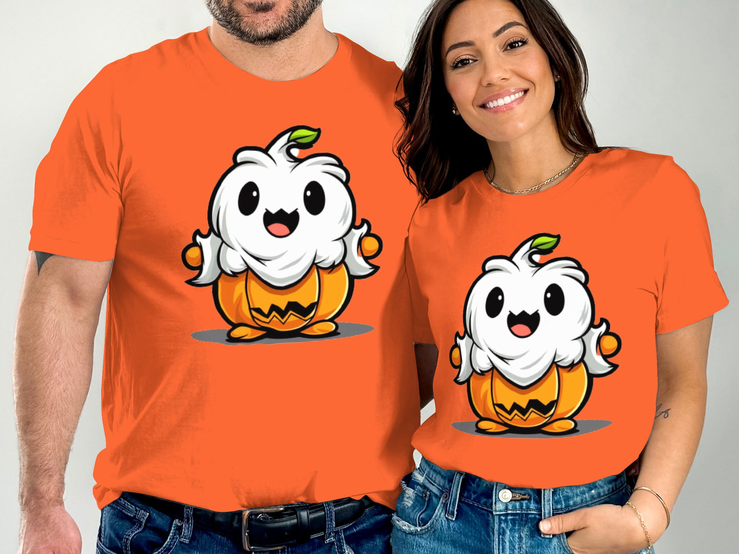 Cute Cartoon Pumpkin Character Halloween Shirt product