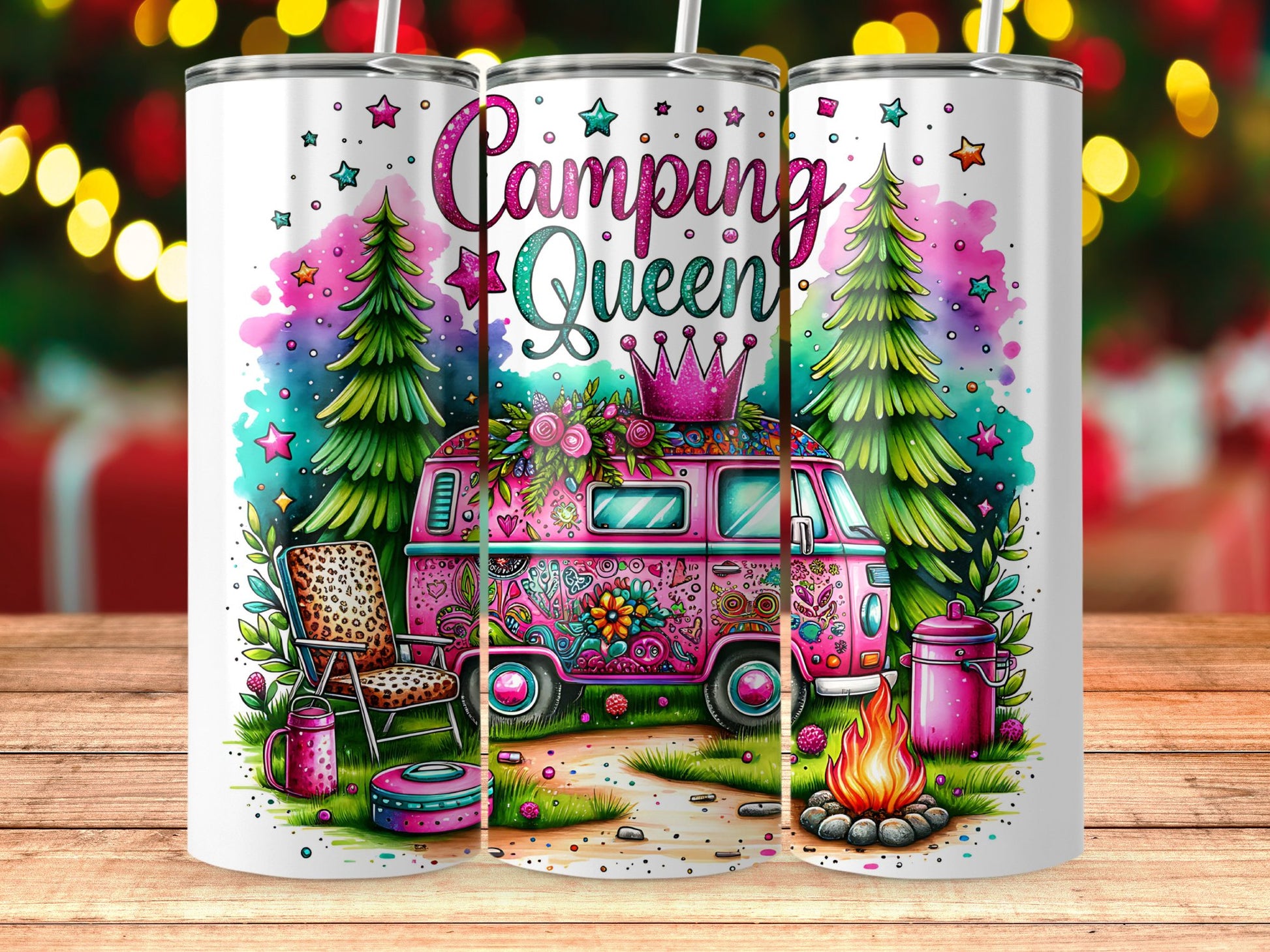 Camping Queen with Camper Tumbler product type