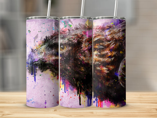Artistic Animal Print Insulated Tumbler Drinkware product type