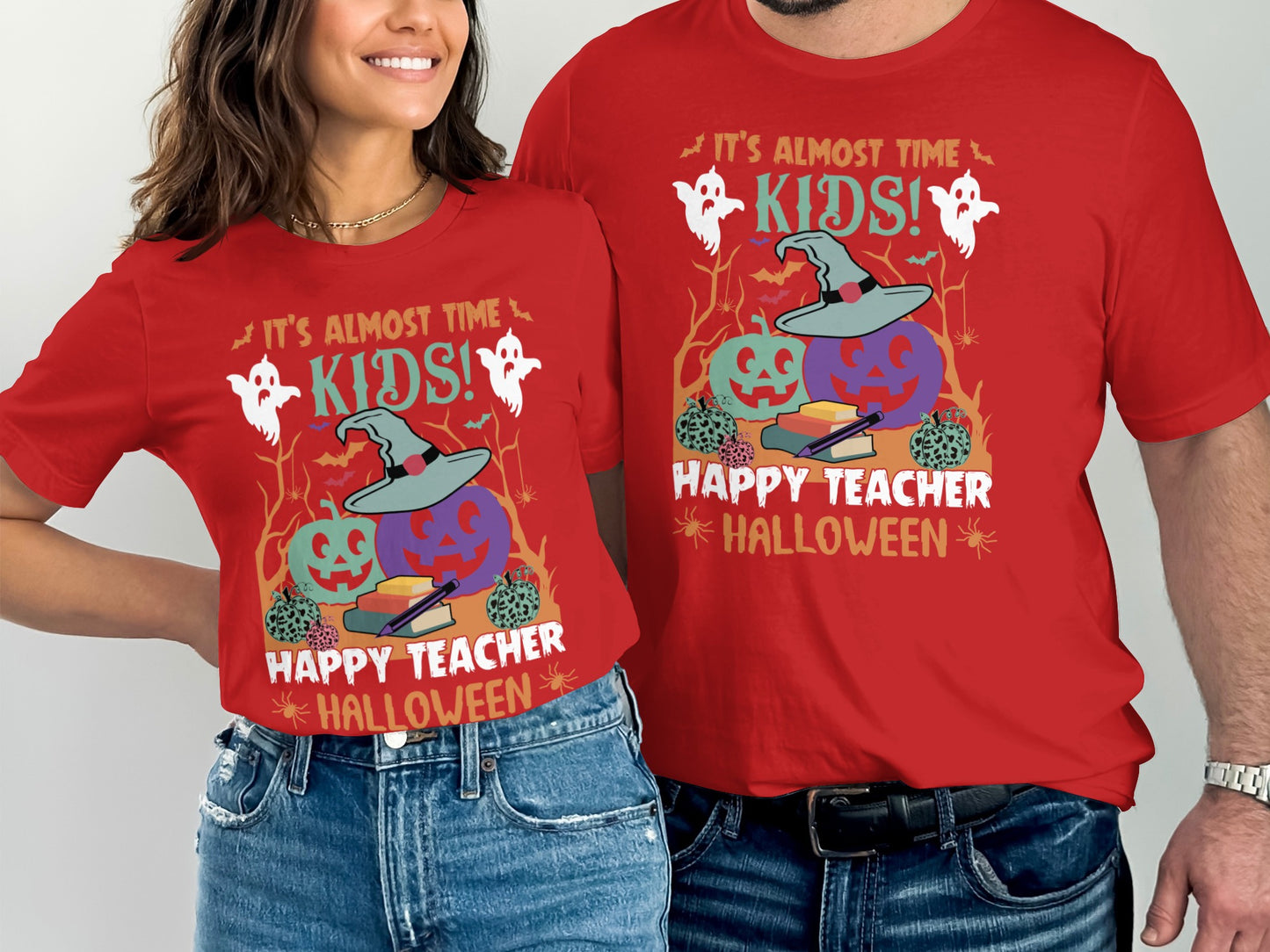 It's Almost Time Kids Happy Teacher Halloween product