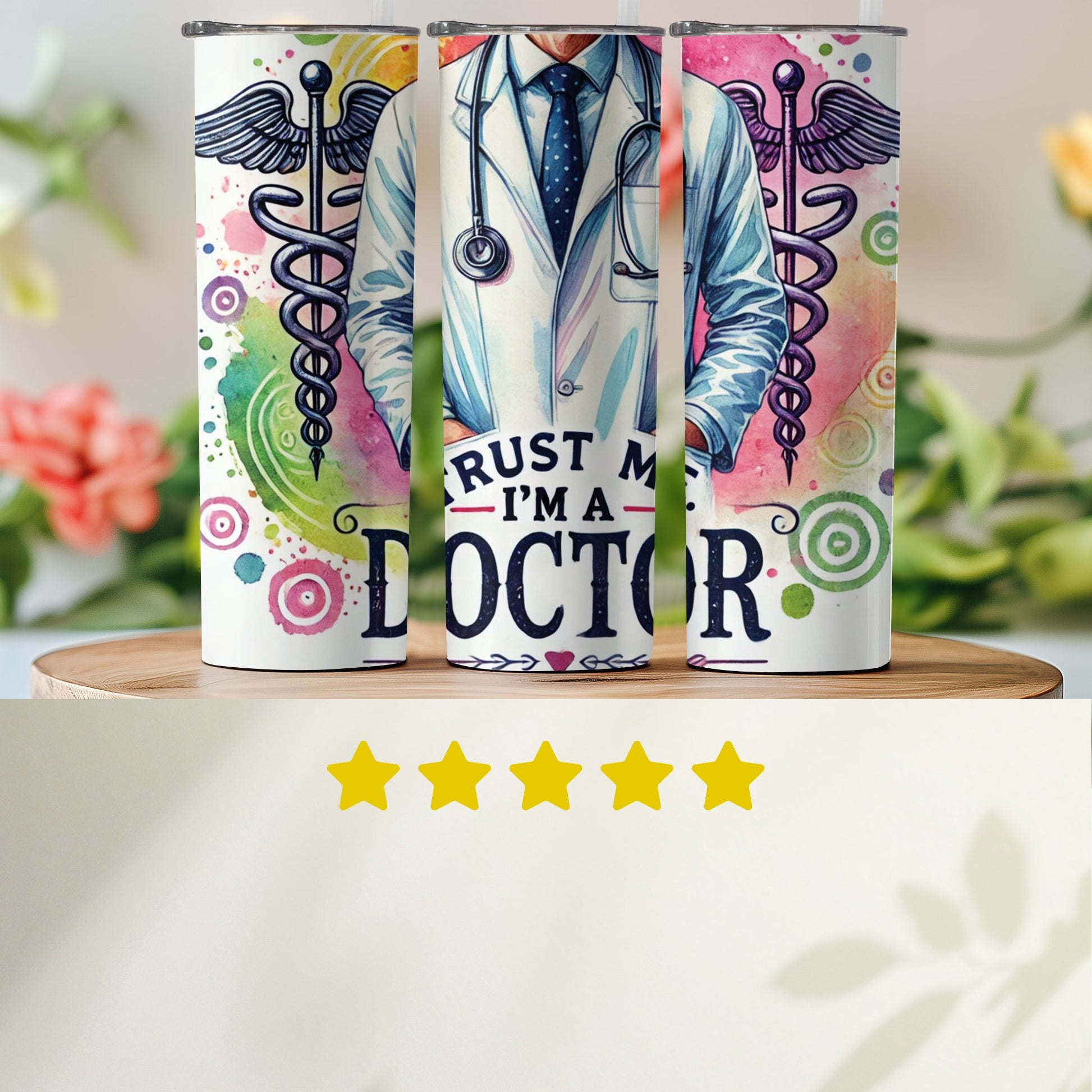 Trust Me I'm A Doctor Design Tumbler Product