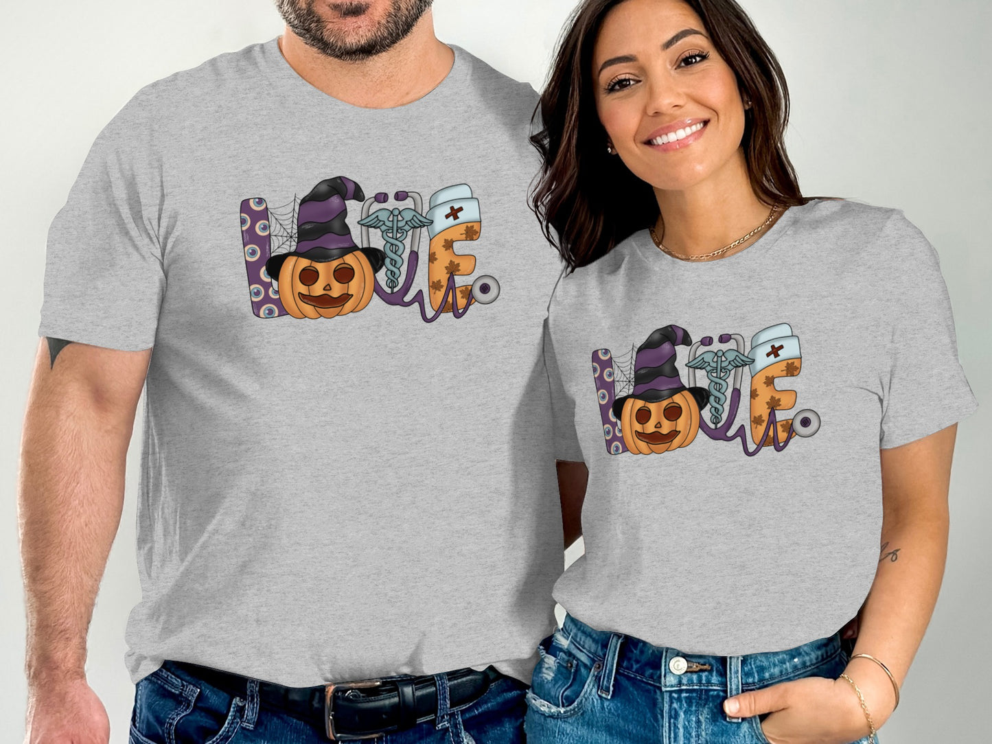 Halloween Love Graphic Matching Shirts product type