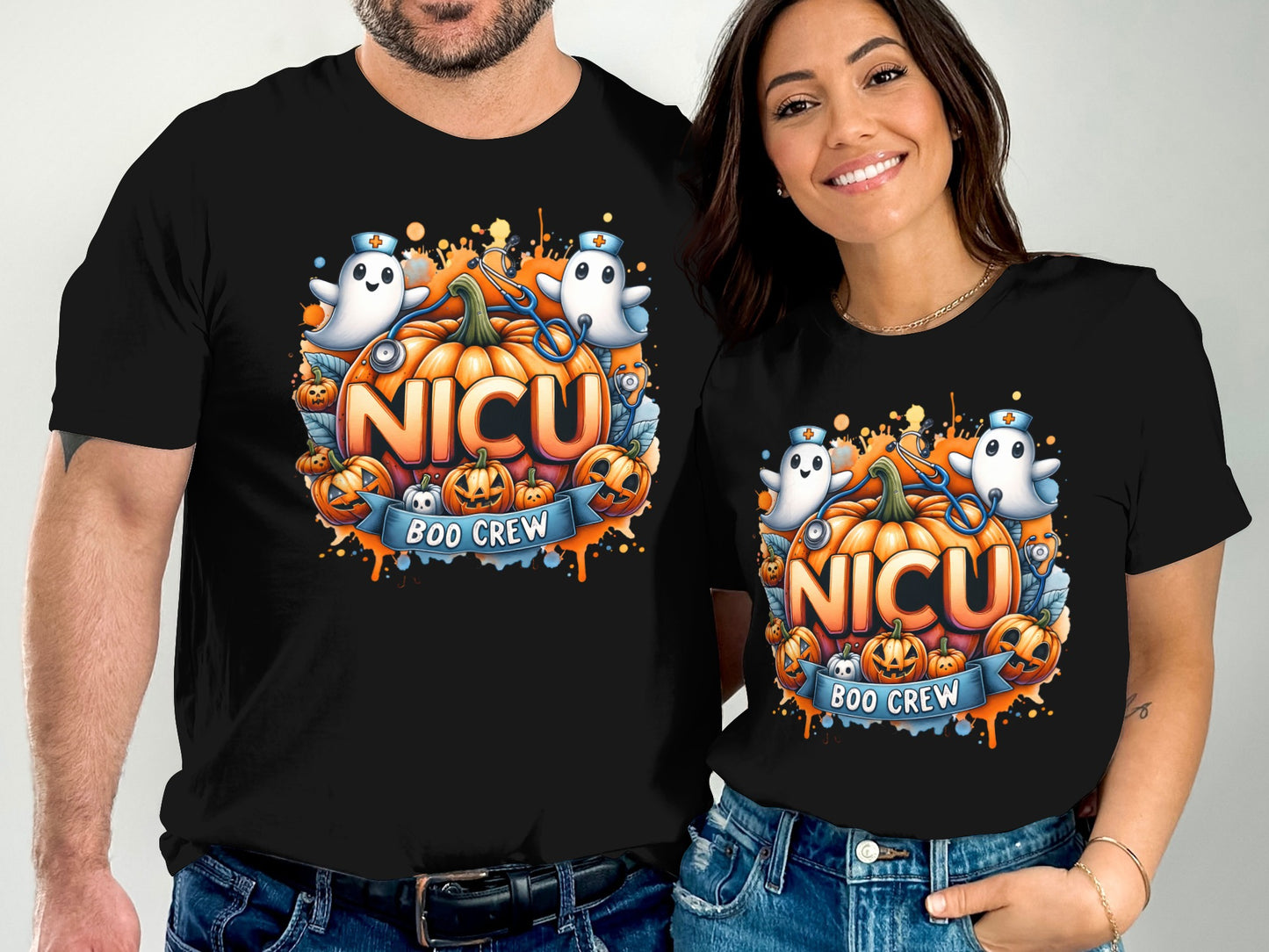 NICU Boo Crew Festive Halloween T-Shirt product