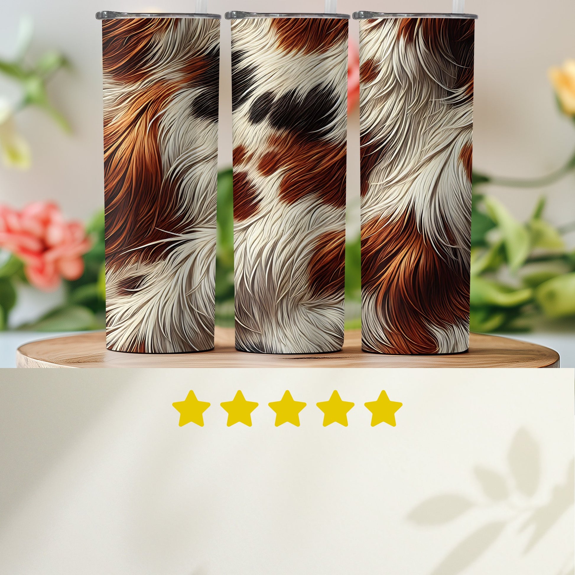 Unique Animal Fur Pattern Stainless Steel Tumbler product