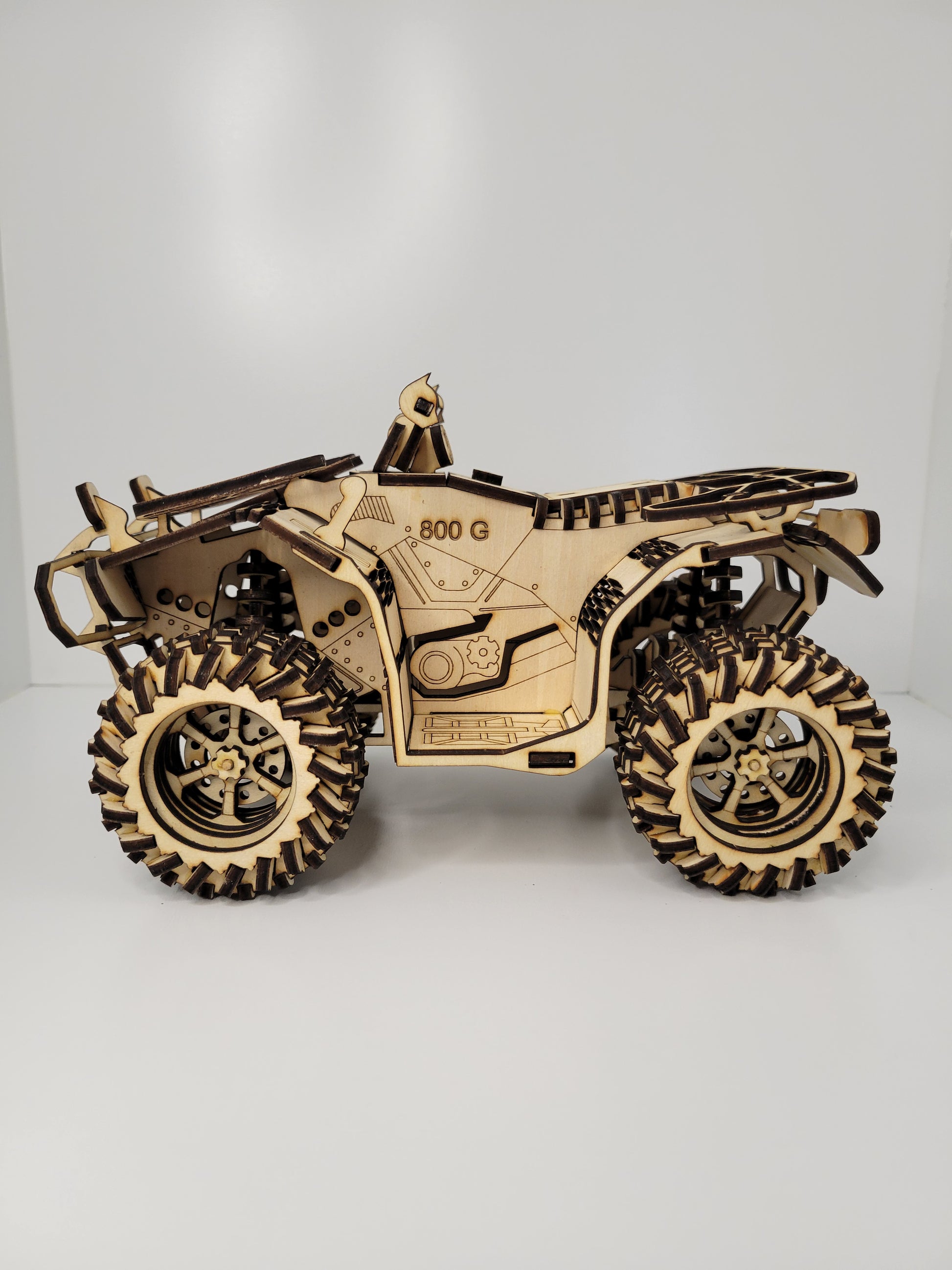 Detailed Wooden 3D Puzzle Off-Road Vehicle Model
