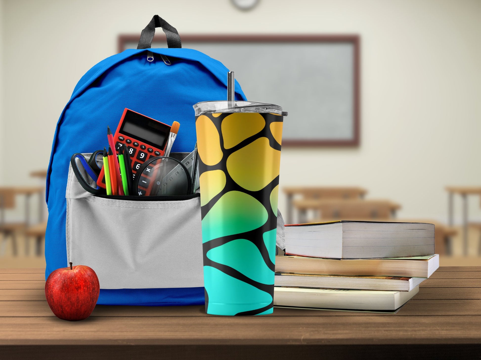 Stylish Vibrant Design Tumbler for School or Office product