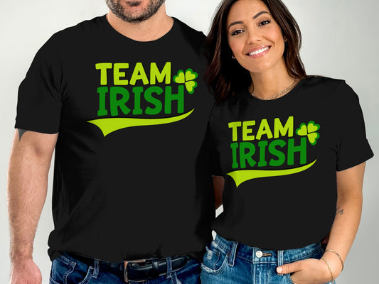 Fun and Vibrant Team Irish T-shirt Matching Set