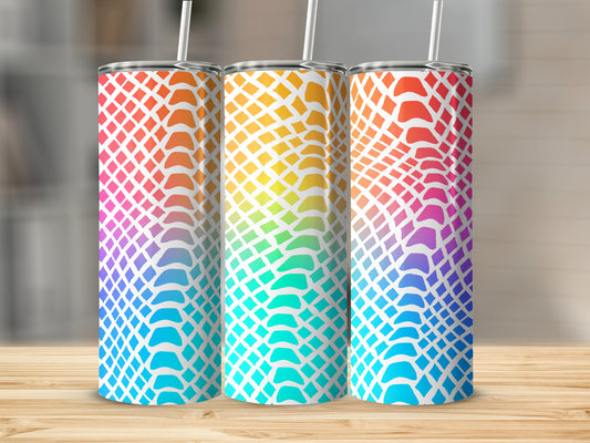 Rainbow Gradient Pattern Tall Tumbler product type