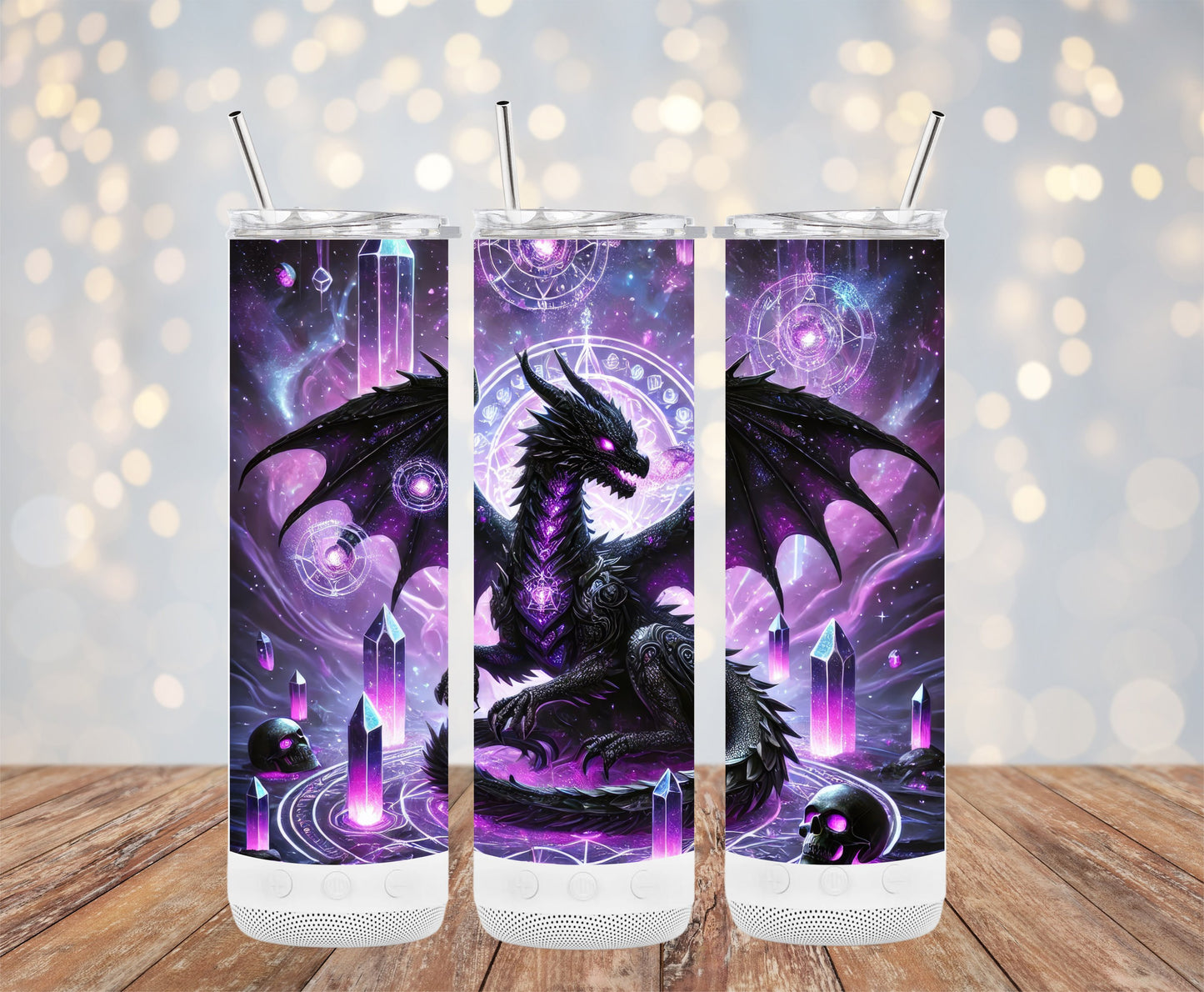 Mystical Dragon and Crystals Insulated Tumbler product