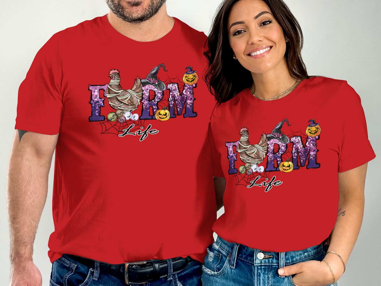 Halloween Farm Life Themed Unisex T-shirt product type