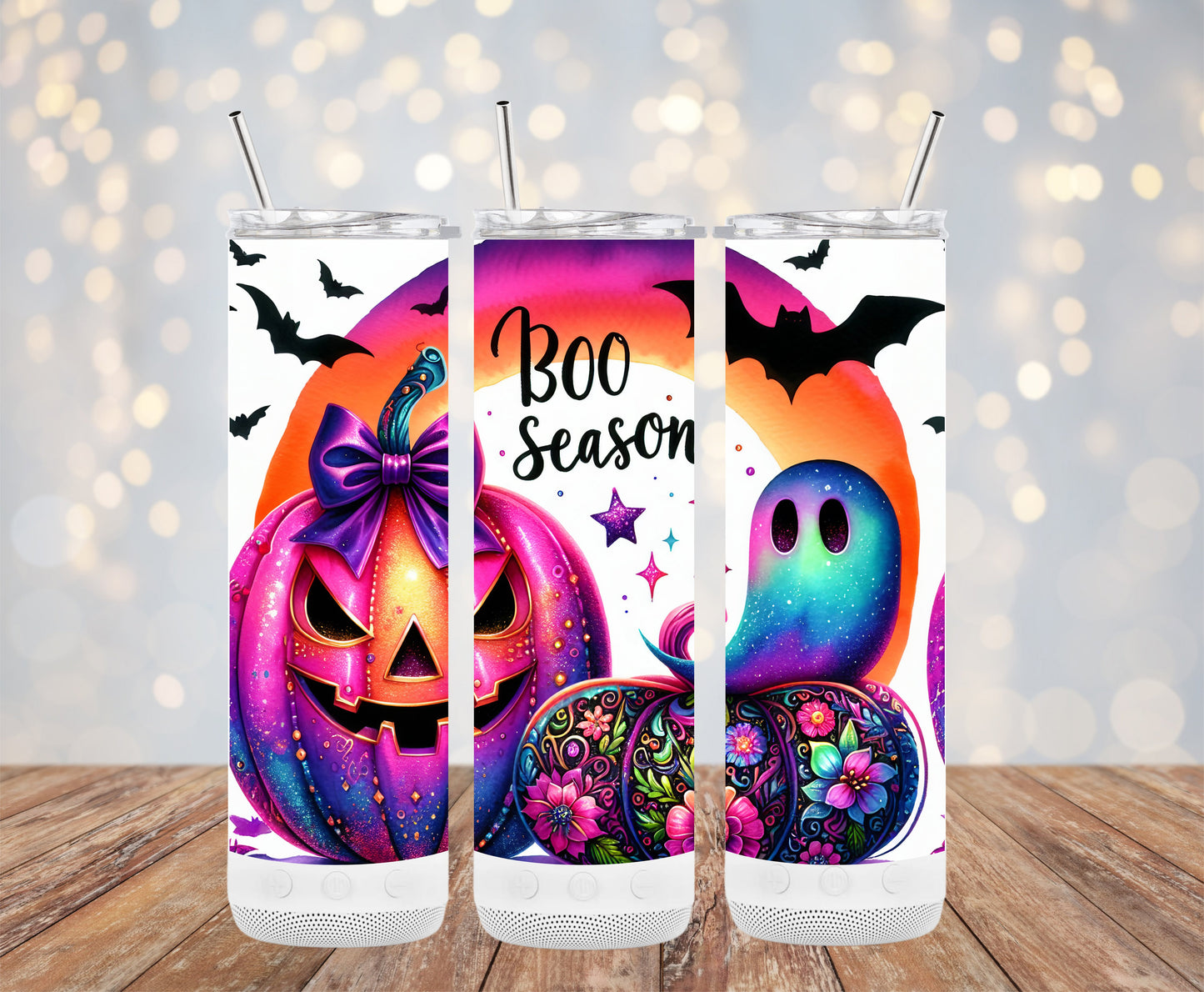 Spooky Halloween Pumpkin Ghost Creative Tumblers