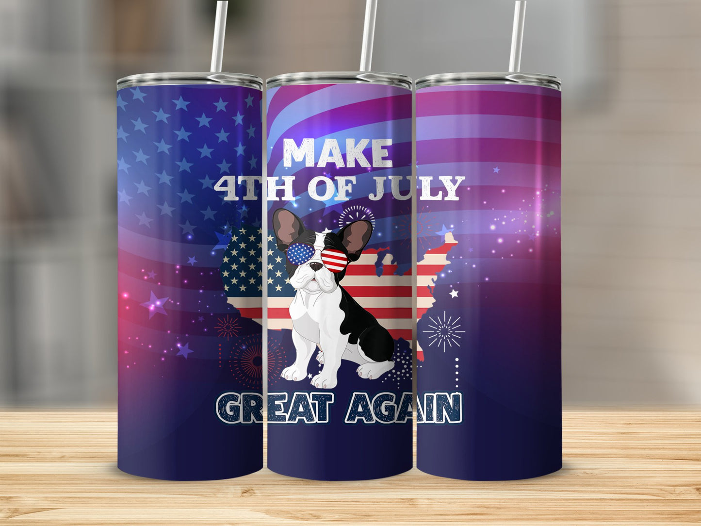 Make 4th of July Great Again Dog 91520 Tumbler