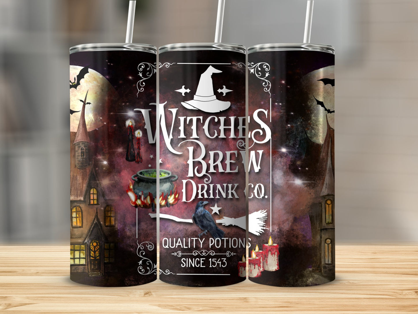 Witches Brew Drinking Co (Halloween Tumblers)