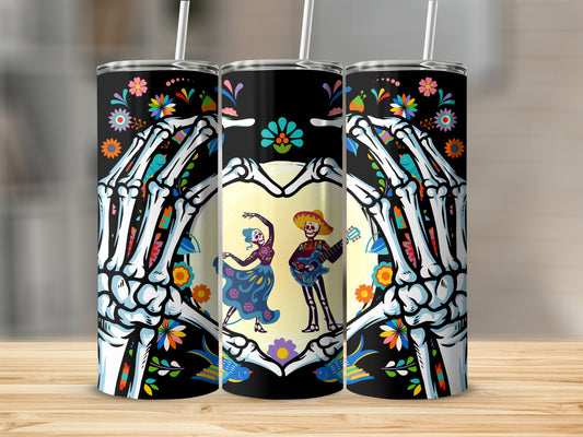 Day of the Dead Love (Halloween Tumblers)