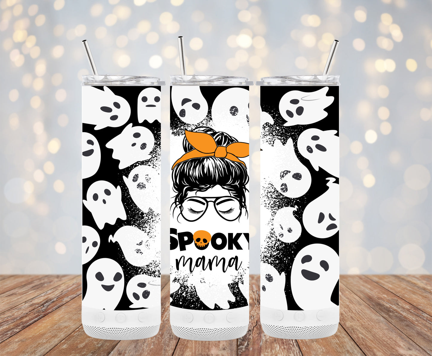 Spooky Mama Ghost (Halloween Tumblers)