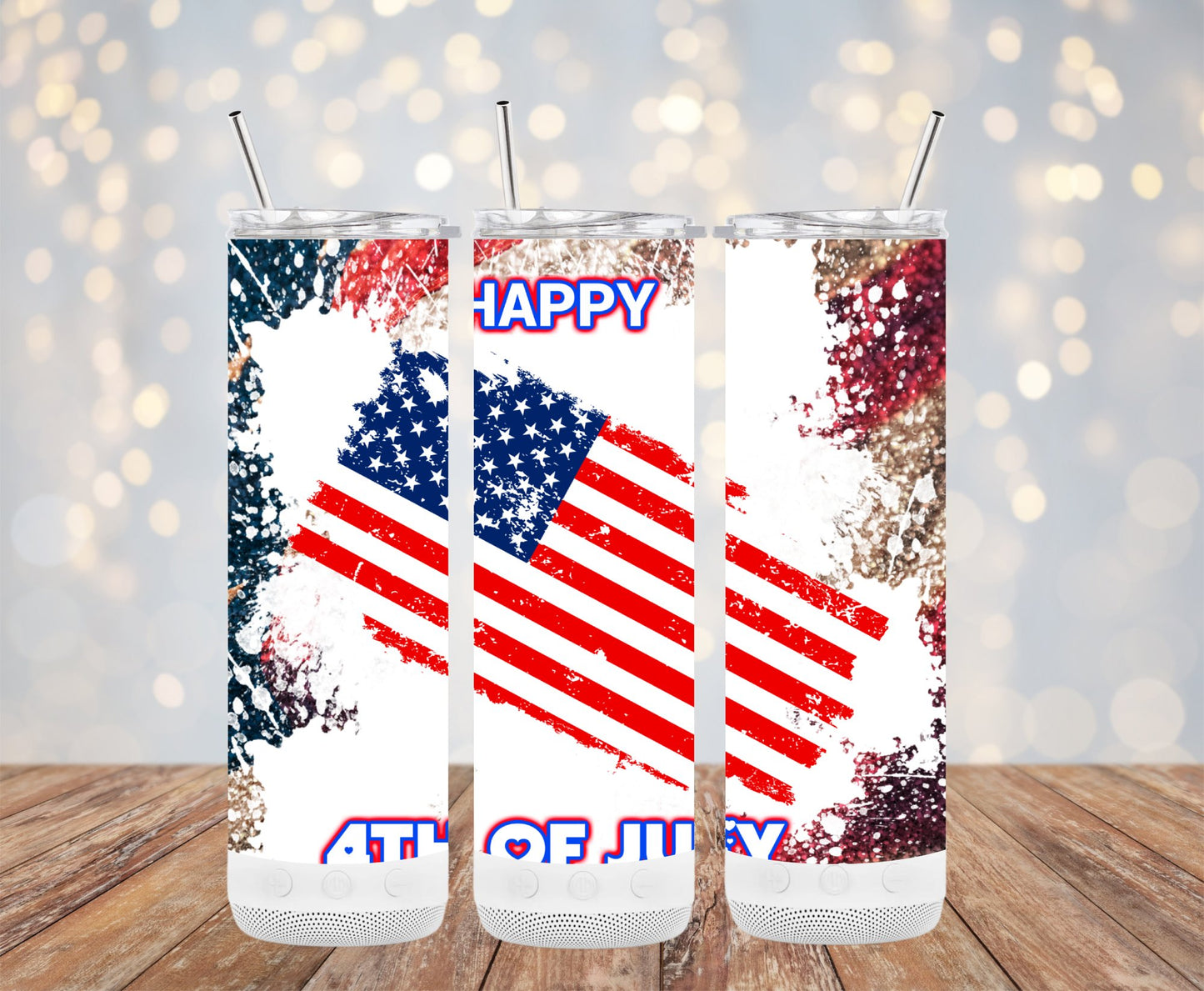 USA Flag Happy 4th July 91478 Tumbler