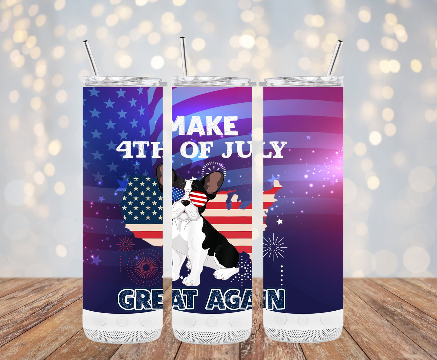 Make 4th of July Great Again Dog 91520 Tumbler