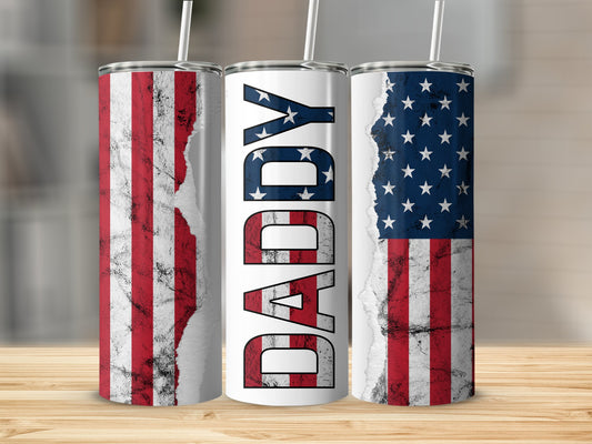 Daddy American Flag 90969 Tumbler