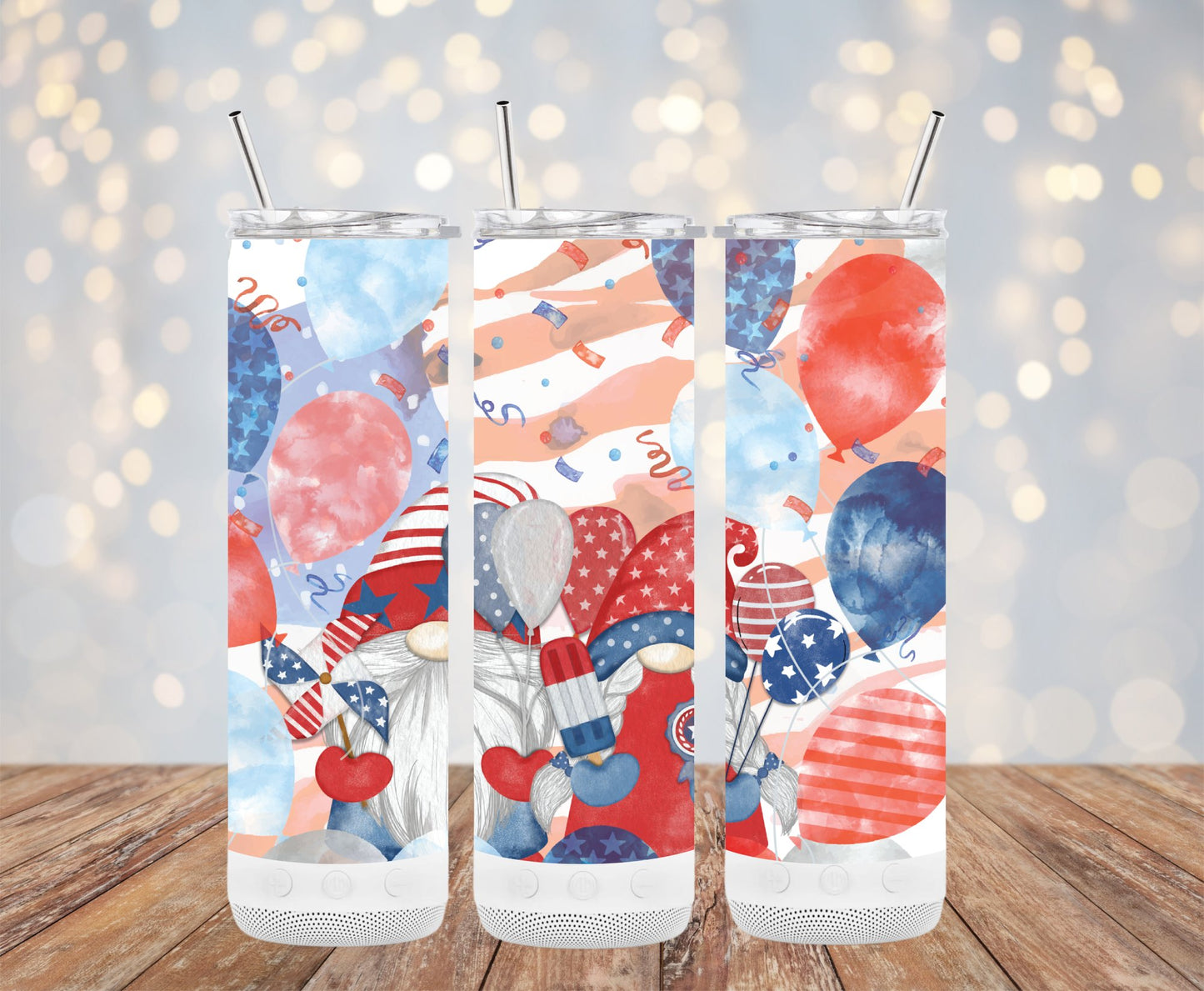 4th of July Gnomes 91470 Tumbler