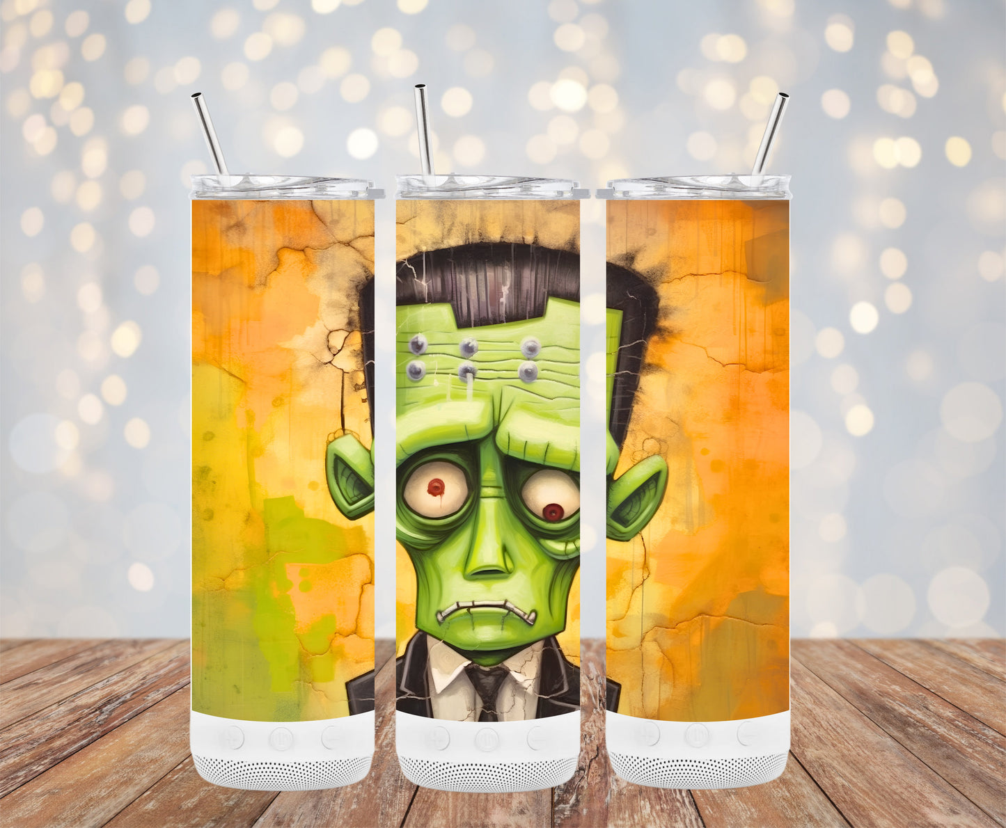 Frankenstein Artwork Halloween Themed Tumblers