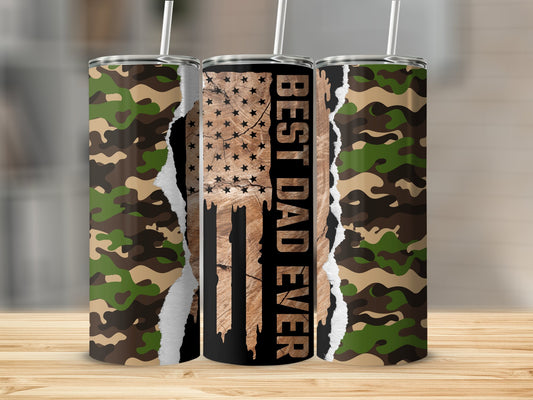 Military Best Dad Ever 90949 Tumbler