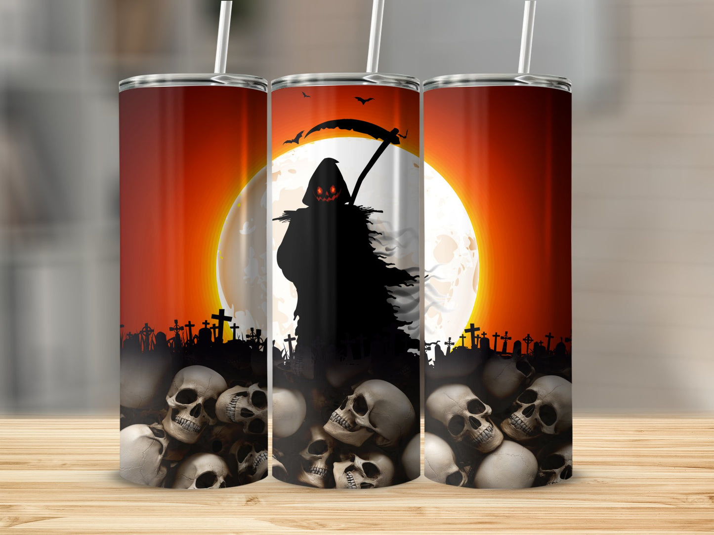 Grim Reaper 2  Tumbler (Halloween Tumblers)