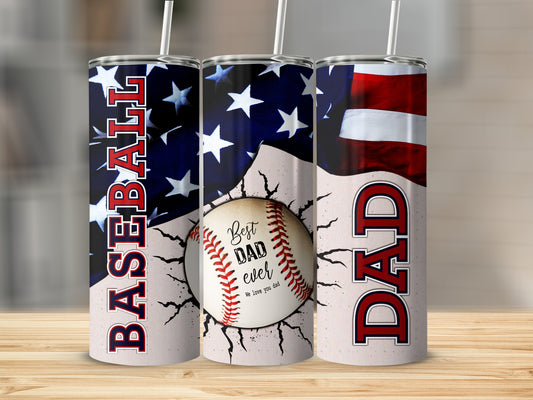 Baseball Dad Tumbler