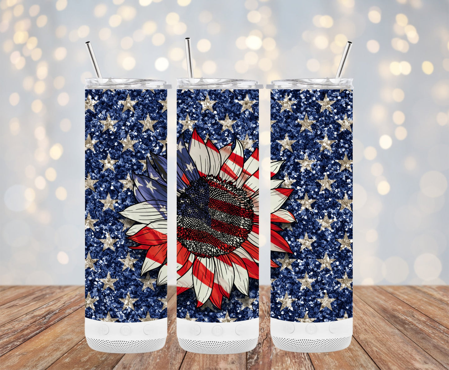 Sunflower Flag Star 91574 Tumbler