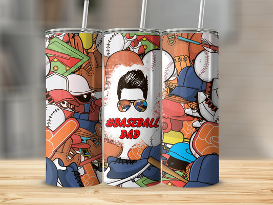 #Baseball Dad Tumbler