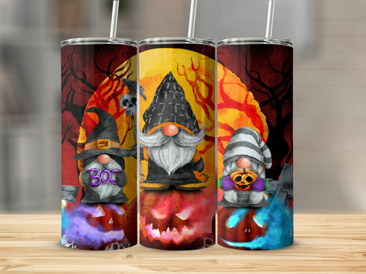 Halloween Gnomes Pumpkin (Halloween Tumblers)