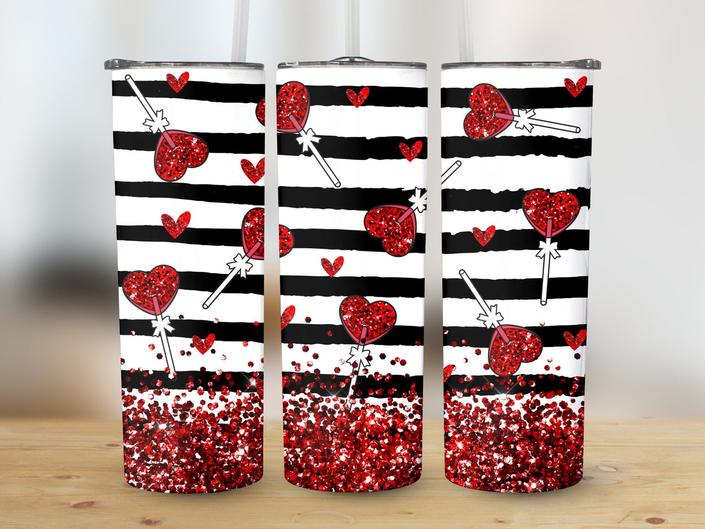 Candy Hearts (Valentine Tumbler)