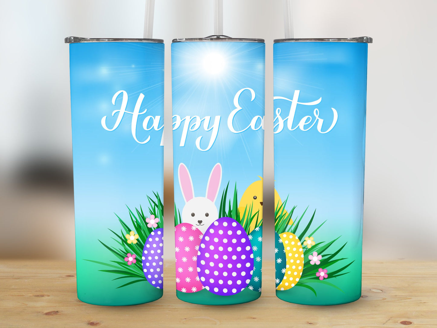 Happy Easter (Easter Tumbler)