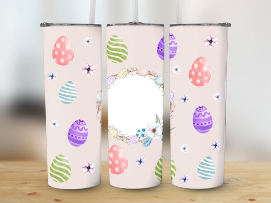 Easter Bunny Egg Wreath (Easter Tumbler)