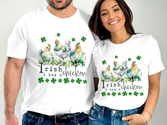 Irish Chicken St Patrick's Day T-shirt