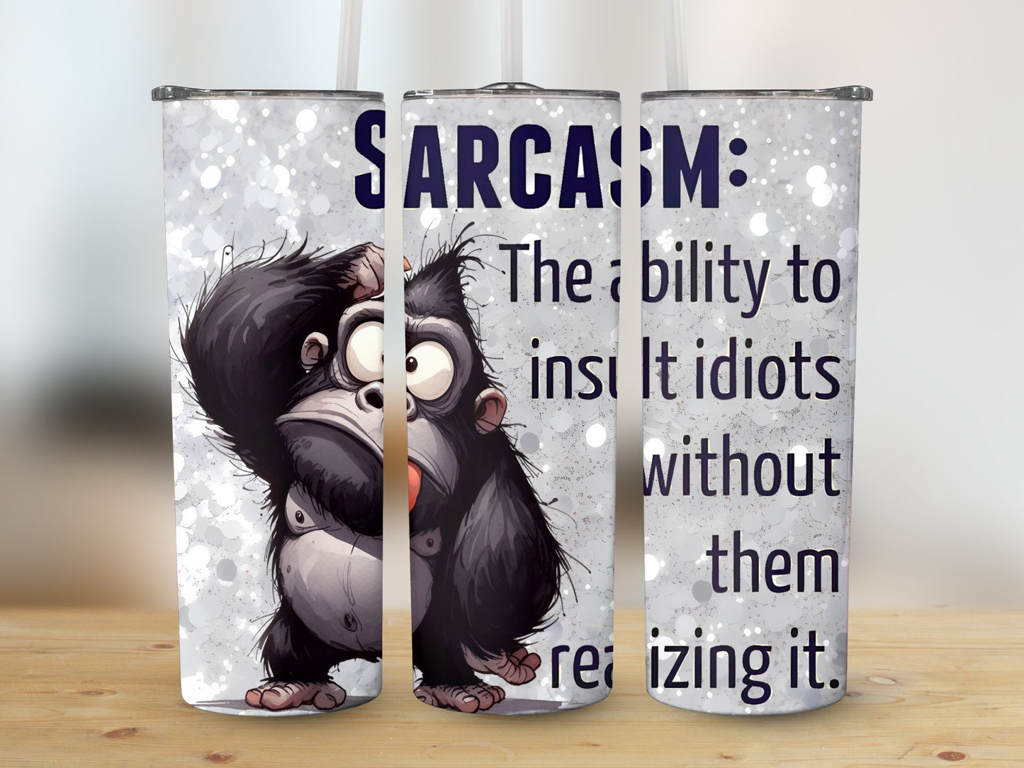 Sarcasm: The ability to insult idiots without them realizing it. (Funny Quotes Tumbler)